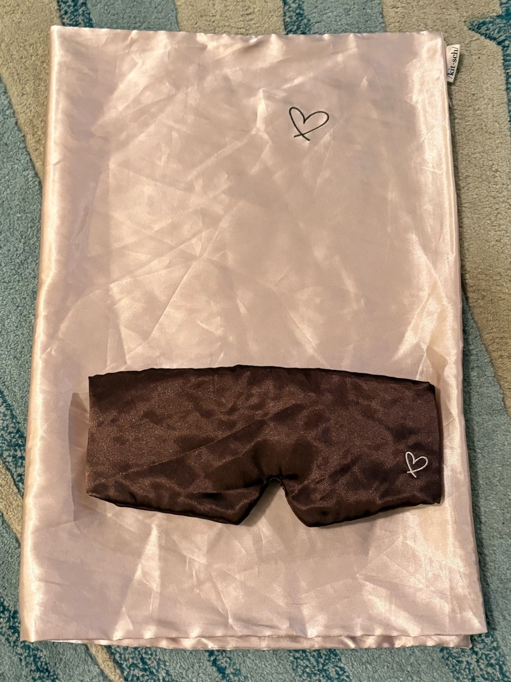 Kitsch Satin Pillowcase and Eye Cover